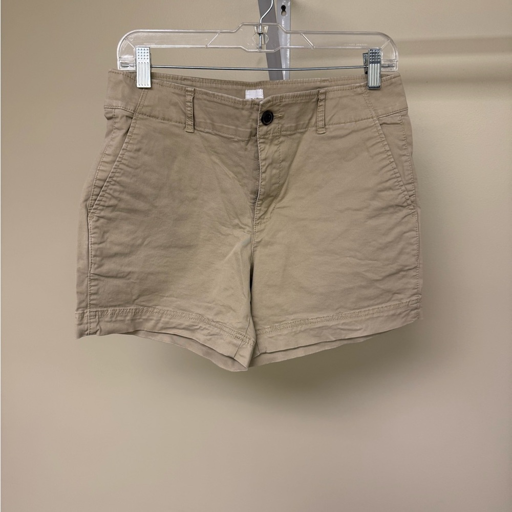 GAP Tan Chino Shorts Women’s Size 6 Classic Casual